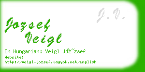 jozsef veigl business card